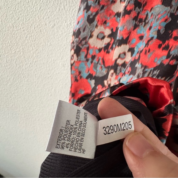 Antonio Melani Sheath Dress Sz 2 Abstract Floral Dopamine Maximalist Art Nouveau - Picture 10 of 14